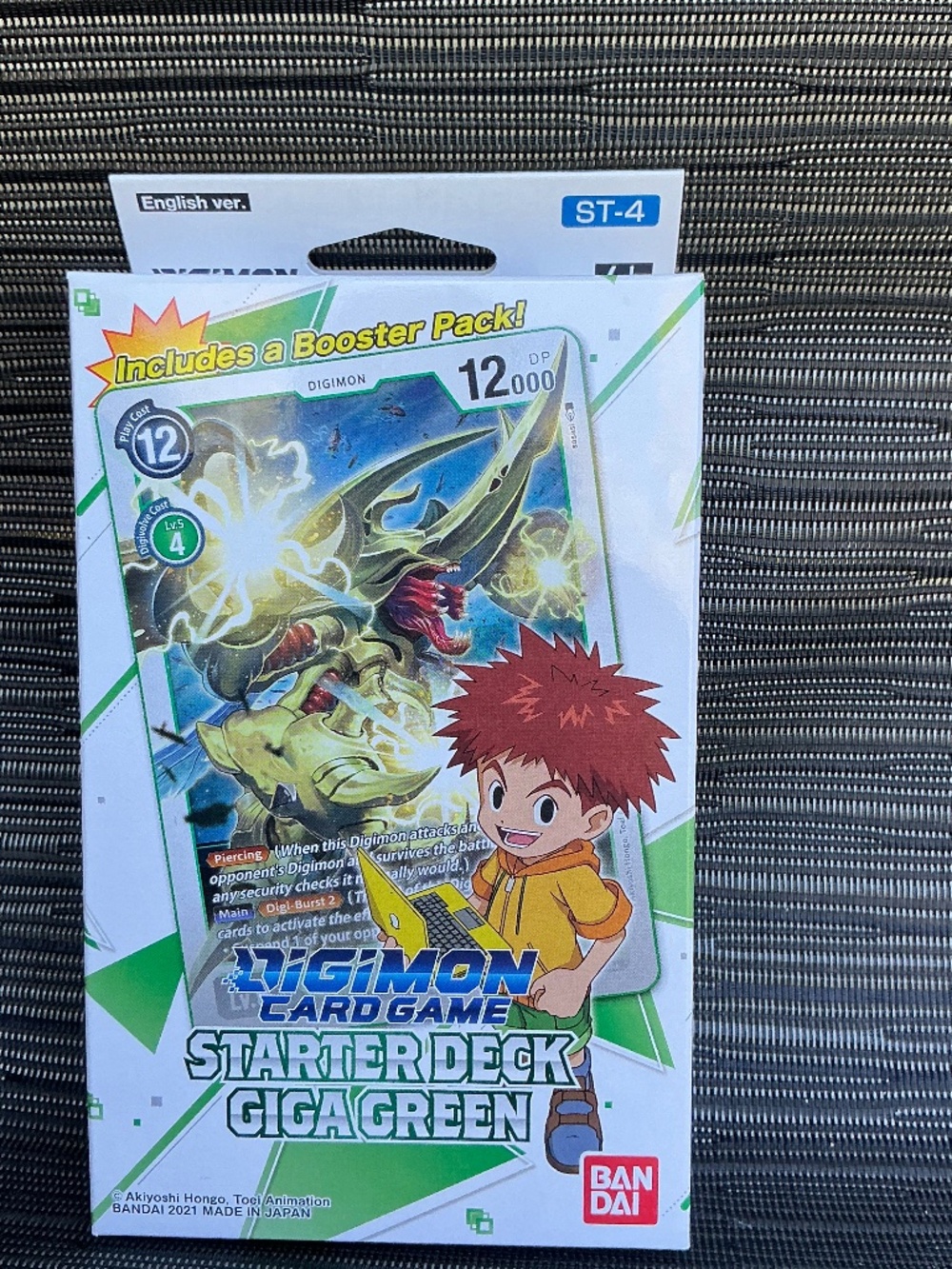 Bandai Digimon Card Game Giga Green Starter Deck ST-4 Sealed English Ver 2021